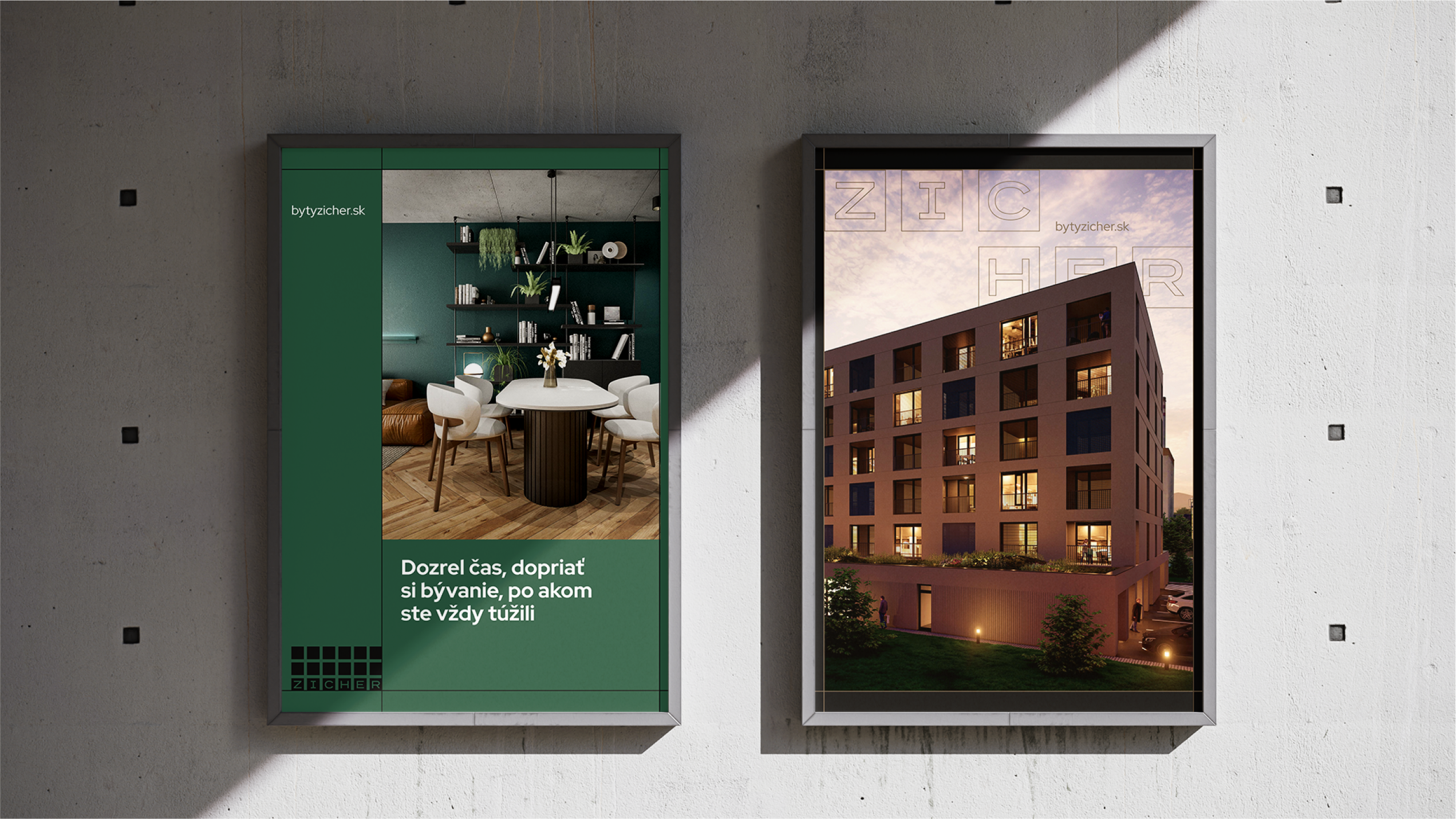 Zicher branding posters 1